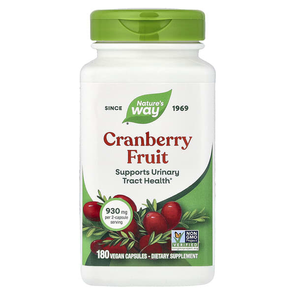 Cranberry Fruit, 180 Vegan Capsules (465 mg per Capsule)