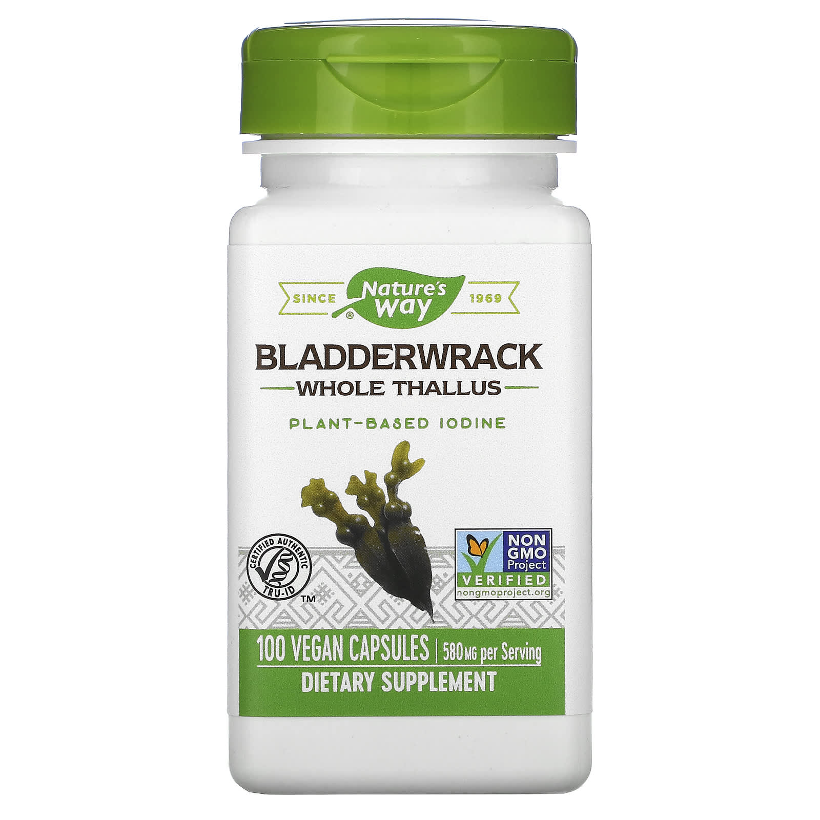 Nature's Way, Bladderwrack, 580 mg, 100 Vegan Capsules