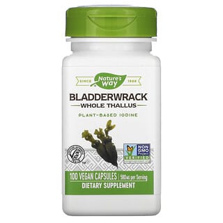 Nature's Way, Bladderwrack, 580 mg, 100 Cápsulas Veganas