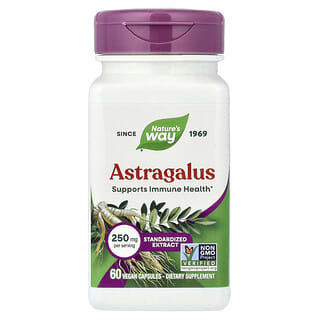 Nature's Way, Astragalus, Premium Extract, 250 mg, 60 veganistische capsules