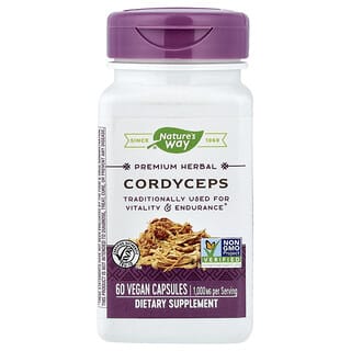 Nature's Way, Cordyceps, 60 Vegan Capsules (500 mg per Capsule)