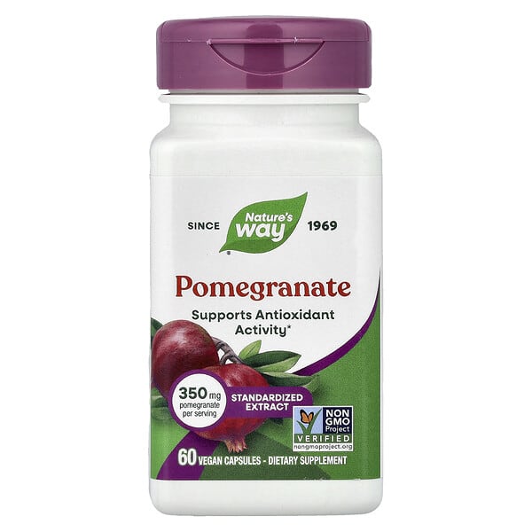 Pomegranate, 60 Vegan Capsules