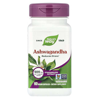 Nature's Way, Ashwagandha, 60 Vegan Capsules (250 mg per Capsule)