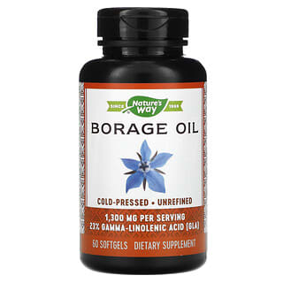 Nature's Way, Borage Oil, 1,300 mg, 60 Softgels