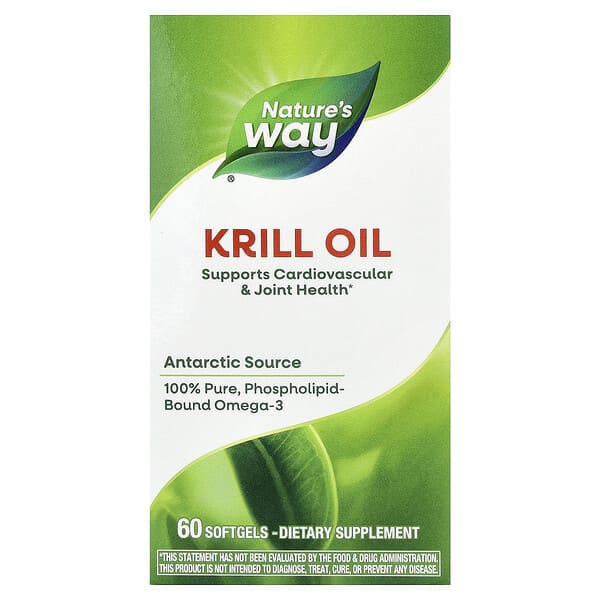 Nature's Way, Krill Oil, 60 Softgels — product photo 1