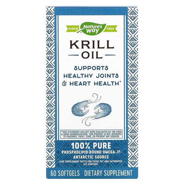 Nature's Way, Krill Oil, 60 Softgels