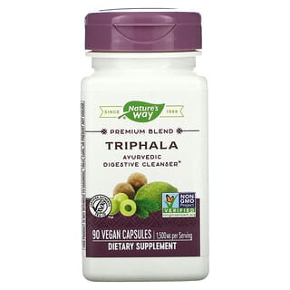 Nature's Way, Mistura Premium, Triphala, 500 mg, 90 Cápsulas Veganas