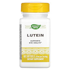 Nature's Way, Luteína 20 mg, 60 cápsulas blandas