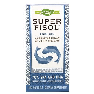 Nature's Way, Super Fisol, Aceite de pescado, 180 cápsulas blandas