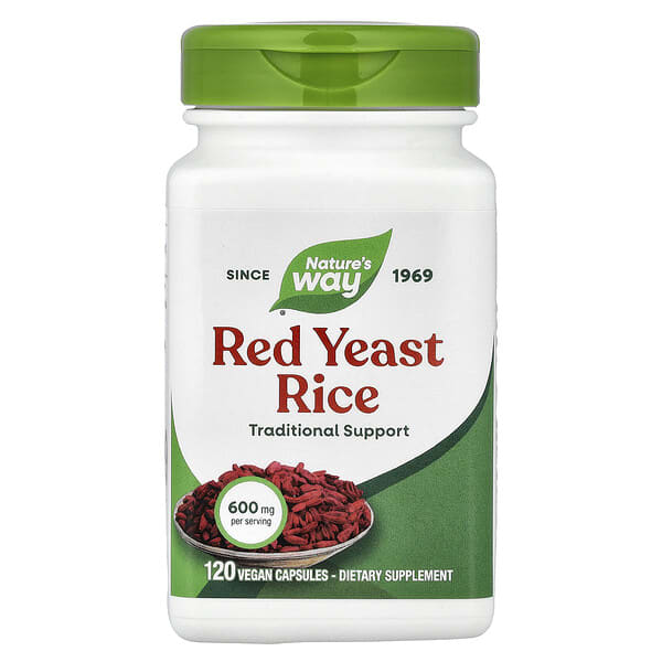 Red Yeast Rice, 600 mg, 120 Vegan Capsules