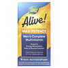Alive! Max3 Potency، متعدد الفيتامينات للرجال، 90 قرص