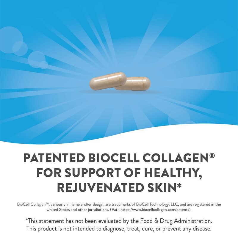 Nature's Way, Hydraplenish, Patented BioCell Collagen with OptiMSM, 60 Capsules