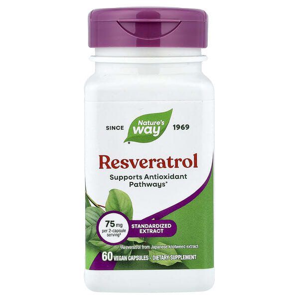 Resveratrol, 60 Vegan Capsules