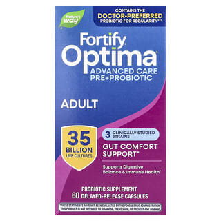 Nature's Way, Probiotique Optima®, Fortify®, Confort intestinal, 35 milliards, 60 capsules à libération retardée