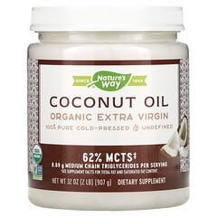ORGANIC COCONUT OIL WILD GROWTH. 100% Pure EXTRA  VIRGIN/UNREFINED/Natural/Undiluted COLD PRESSED. 7.75 Fl.oz – 225 ml. For  Skin, Hair, Lip and Nail