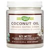 органическое кокосовое масло холодного отжима, 907 г (32 унции)