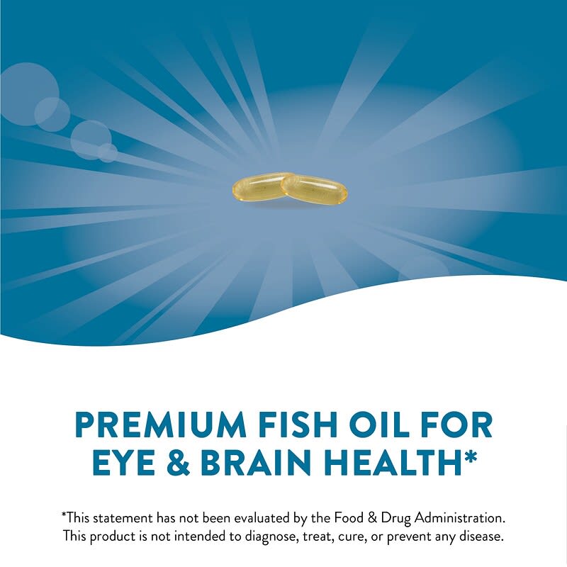 Nature's Way, Mega-DHA Premium Fish Oil, 1,000 mg, 60 Softgels