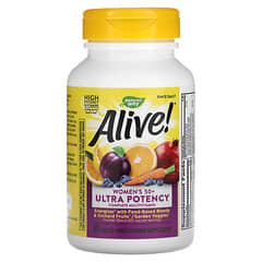 Nature's Way, Alive! Once Daily, Women's 50+ Ultra Potency Complete Multivitamin, 60 Tablets