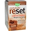 Metabolic Reset, Hunger Control, Weight Loss Shake, Chocolate, 10 Packs, 1.6 oz Each