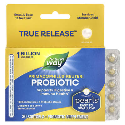 Nature's Way, Primadophilus Reuteri, 1 Billion, 30 Softgels