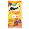 Alive!, Suplemento multivitamínico masticable para niños, Naranja y baya, 120 comprimidos masticables