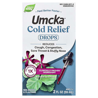 Nature's Way, Umcka®（ウムカ）コールドリリーフ、1歳以上のお子様用、59ml（2液量オンス）