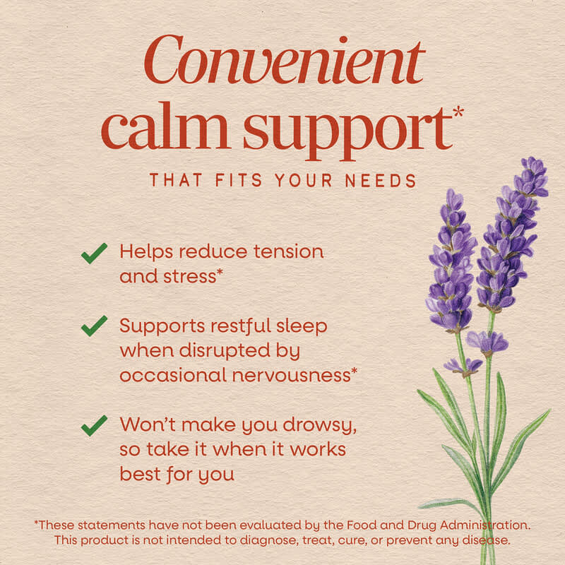 CalmAid、Clinically Studied Lavender、80mg、ソフトジェル30粒