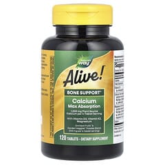 Nature's Way, Alive! Calcium Max Absorption, 1,200 mg, 120 Tablets (300 mg per Tablet)