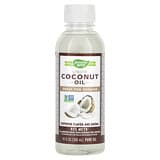 Ellyndale Organics, Huile de noix de coco liquide biologique, Noix de coco  pure, 473 ml