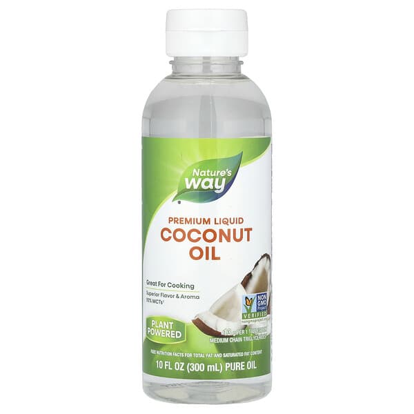 Nature's Way, 프리미엄 액상 코코넛오일, 300ml(10fl oz)