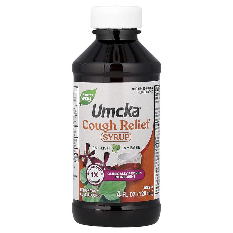 Umcka®, Cough Relief Syrup, Ages 6+, 4 fl oz (120 ml)