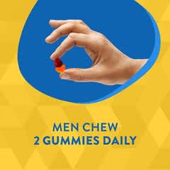 Nature's Way, Alive! Men's 50+ Gummy Complete Multivitamin, Fruit Flavors, 60 Gummies