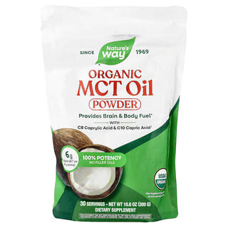 Nature's Way, Биологично масло от McT на прах, 300 g (10,6 oz)