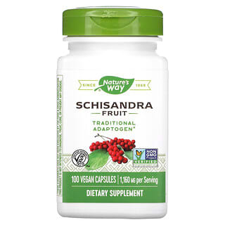 Nature's Way, Schisandra Fruit, 580 mg, 100 Vegan Capsules