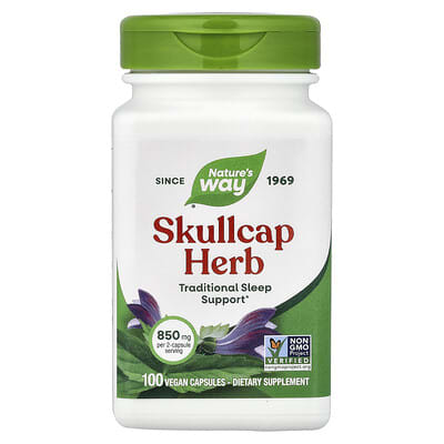 Nature's Way, Skullcap, 100 Vegan Capsules (425 mg per capsule)