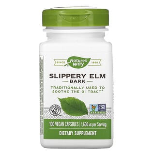 Nature's Way, Slippery Elm Bark, 400 mg, 100 Vegan Capsules
