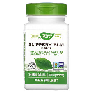 Nature's Way, Slippery Elm Bark, 400 mg, 100 Vegan Capsules