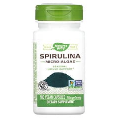Nature's Way, Spirulina Mikro-Alge, 380 mg, 100 vegane Kapseln