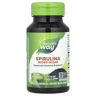 Nature's Way, Spirulina Micro-Algae, 100 Vegan Capsules