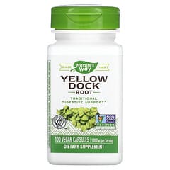Nature's Way, Yellow Dock Root, 500 mg, 100 Vegan Capsules
