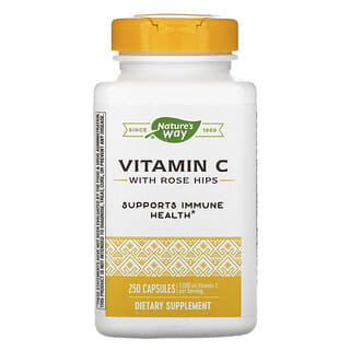 Nature's Way, 비타민C 로즈힙 함유, 500 mg, 캡슐 250정
