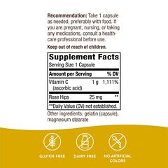 Nature's Way, 비타민C, 로즈힙 함유, 엑스트라 스트렝스, 1,000mg, 캡슐 250정
