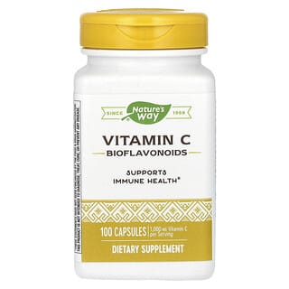 Nature's Way, витамин C, 1000 мг, 100 капсул (500 мг в 1 капсуле)