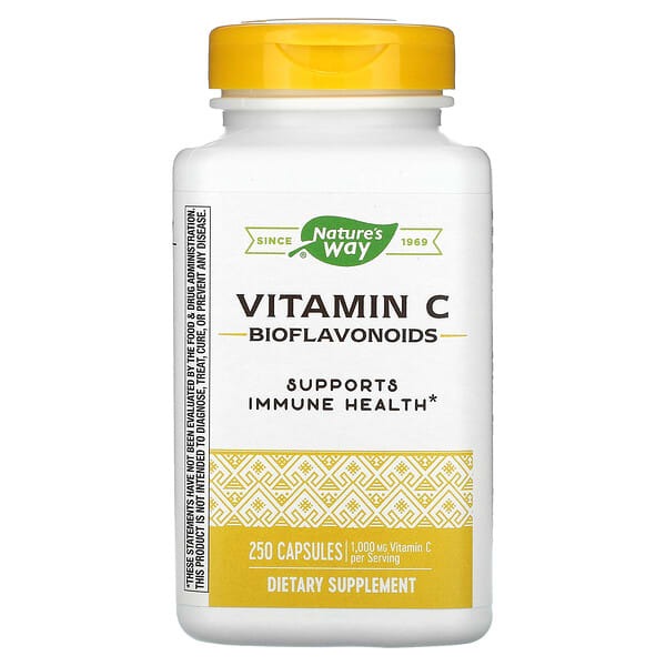 Nature's Way, Vitamin C Bioflavonoids, 500 mg, 250 Capsules