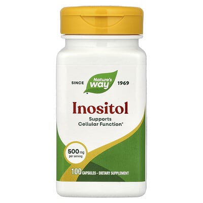 Nature's Way, Inositol, 500 mg, 100 Capsules