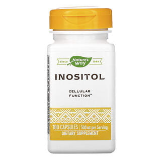 Nature's Way, Inositol, 500 mg, 100 cápsulas