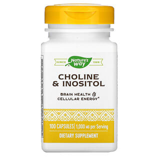 Nature's Way, Choline et inositol, 500 mg, 100 capsules
