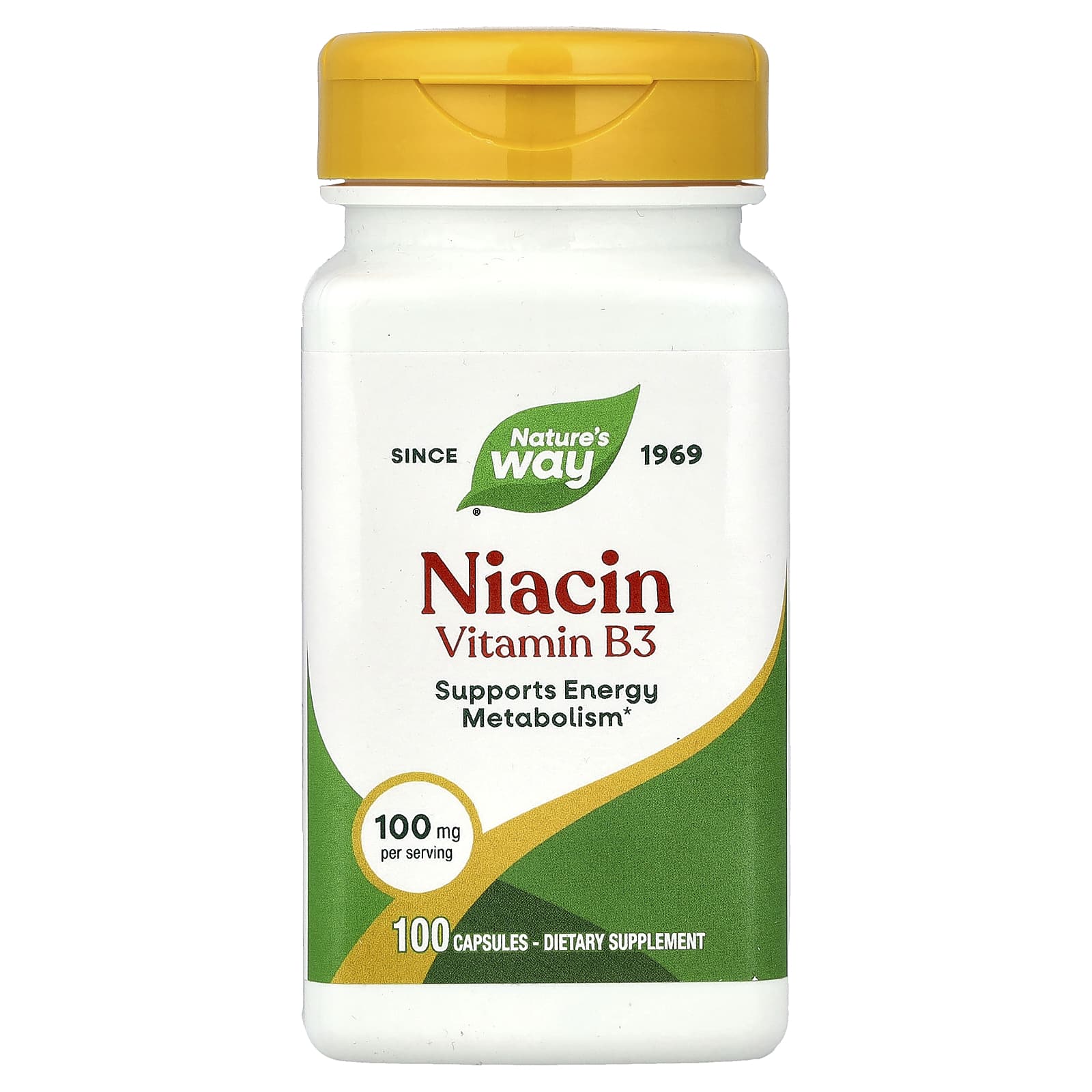 Nature’s Way, ナイアシンビタミンB3、100mg、100粒