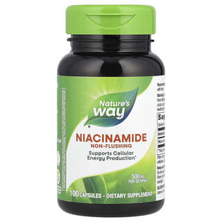 Nature's Way, Niacinamida, 500 mg, 100 Cápsulas