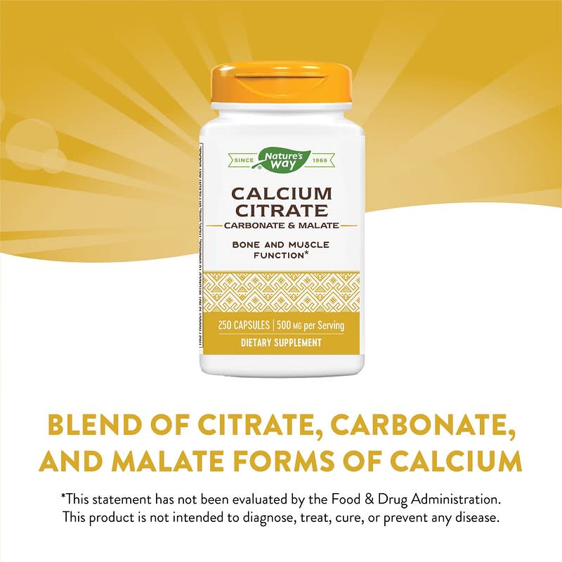 Nature's Way, Calcium Citrate, 250 mg, 250 Capsules